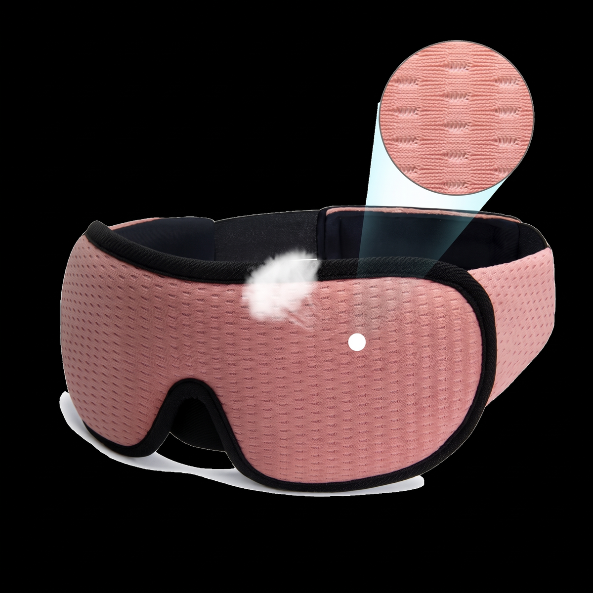 Slaapmasker 3D voor volledige verduistering – afbeelding 2